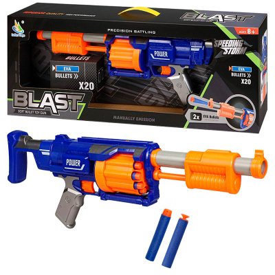 Пистолет с софт-патронами Рыжий кот 2144543 2