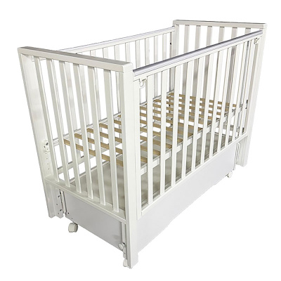 Кровать детская с универсальным маятником Антел Nicol белый 03