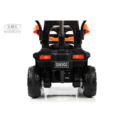 Детский электромобиль RiverToys G003GG оранжевый