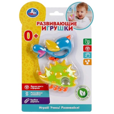 Развивающие игрушки Ёжик и птичка Умка 1608M679-R3-3