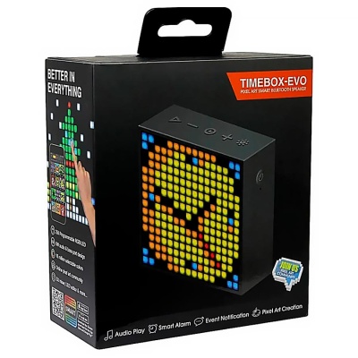 Портативная музыкальная колонка Divoom Timebox Evo 90100058091 чёрная