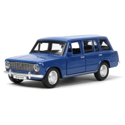 Машинка металлическая ВАЗ-2102 Жигули Технопарк 2102-12-BU2 фото 3