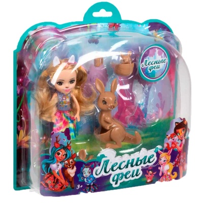 Кукла с кенгуру Лесные Феи 16 см 1Toy Т24024