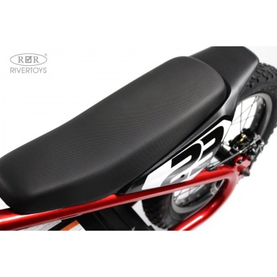 Детский электромотоцикл RiverToys A001AA красный