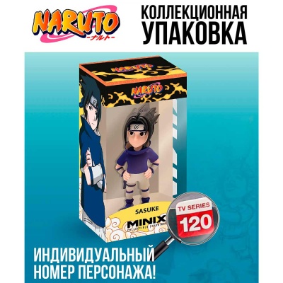 Фигурка коллекционная Naruto Саскэ Учиха 12 см Minix 11315 5