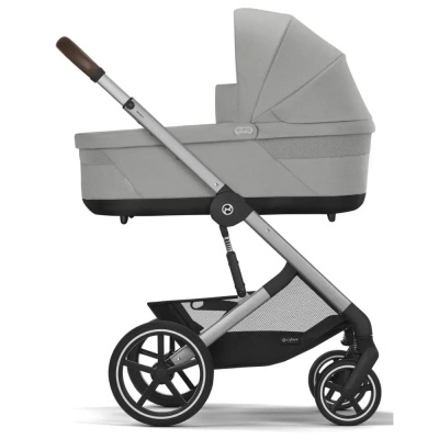 Коляска детская 3 в 1 Cybex Balios S Lux SLV Stone Grey 02