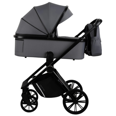 Коляска 2 в 1 Indigo Sting тёмно-серый 03