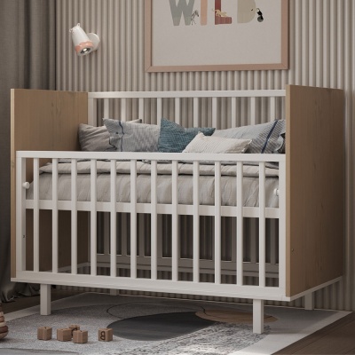 Детская кроватка Incanto Cambridge белый /дуб 03