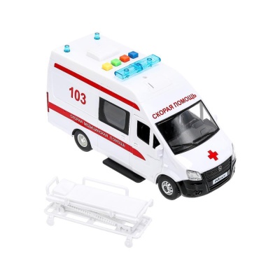 Инерционная модель Газель Next Скорая Технопарк NEXTVAN-22PLAMB-WH (36) 01