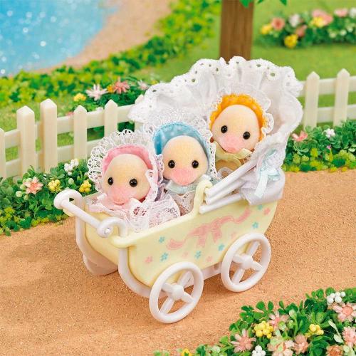 Игровой набор Sylvanian Families Утята в коляске Epoch 5601 фото 2