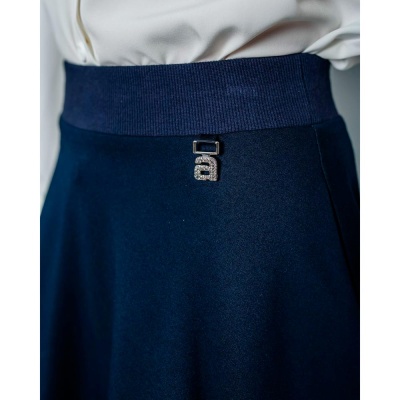 Юбка школьная для девочки Deloras Q64331 синяя 5