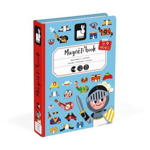 Книга-игра магнитная Мальчики в костюмах Janod J02719 фото 2