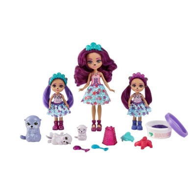 Набор игровой Семья Оттавии Выдры Enchantimals Mattel HCF96