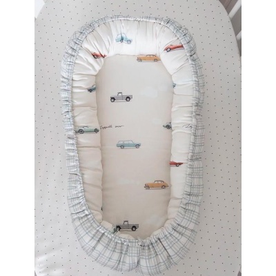 Подушка гнездышко Маленький гонщик Lappetti 4153 2