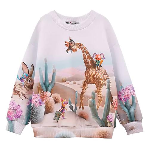 Свитшот для девочки Bellbimbo М.250012 набивной