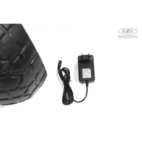 Детский электромотоцикл RiverToys М008БХ красный фото 7