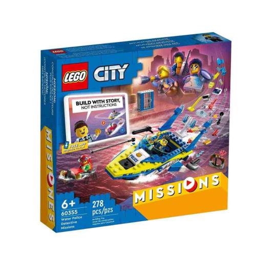 Конструктор Lego City Детективные миссии водной полиции Lego 60355 фото 2