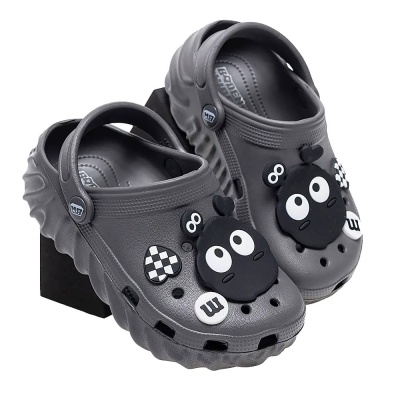 Сабо для девочки и мальчика Baden KPD006-012 серые 1