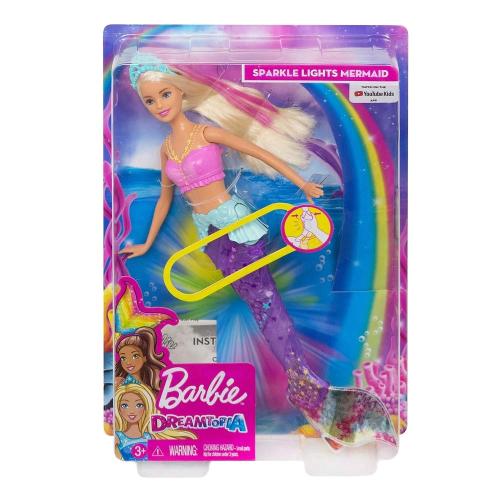 Кукла Барби Сверкающая русалочка Barbie Mattel GFL82 фото 6