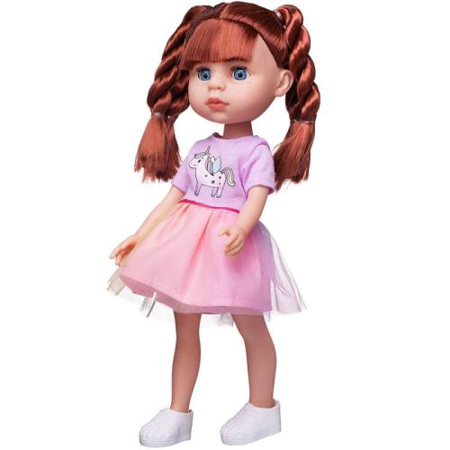 Кукла Ardana Baby шатенка с косичками с диадемой и аксеccуарами ABToys WJ-19257 фото 3