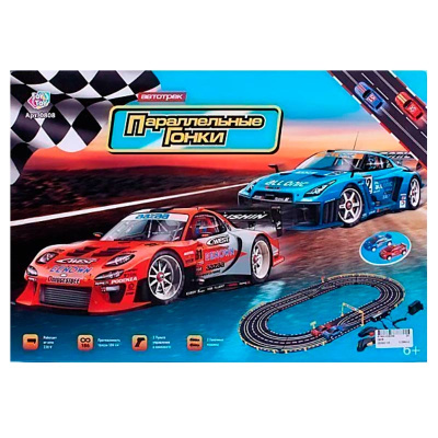 Автотрек Параллельные гонки 0808 Play Smart 144-06056AH 5