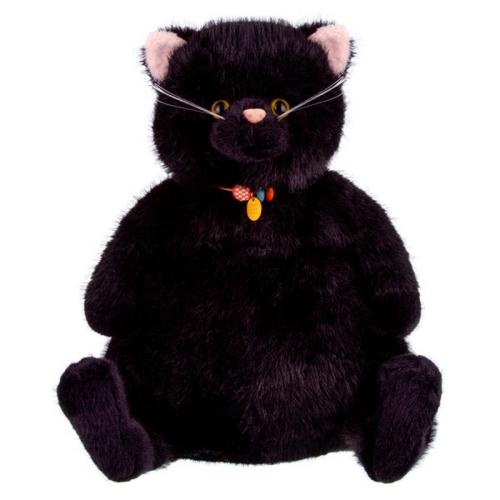 Мягкая игрушка котик черный 37 см Relana RL24077-37 фото 2