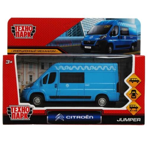 Машинка металлическая  Citroen Jumper Метрополитен Технопарк JUMPER-14MOS-BU фото 5
