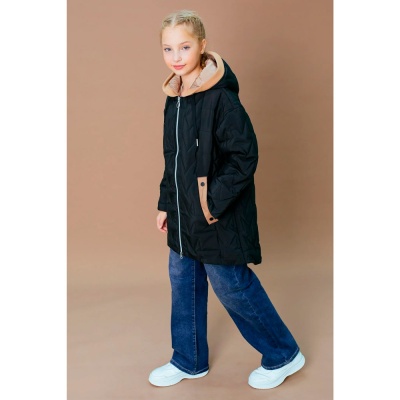 Куртка для девочки размер 164 Deloras 22386 черная 3