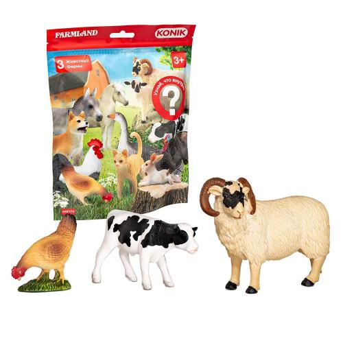 Пакетик сюрприз Животные фермы 3 фигурки Schleich AMF1114 фото 2