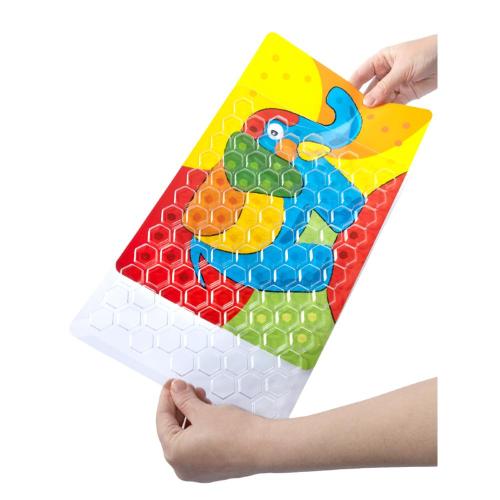 Мозаика для малышей Baby Toys Трактор 107 элементов Десятое Королевство 03579 фото 7