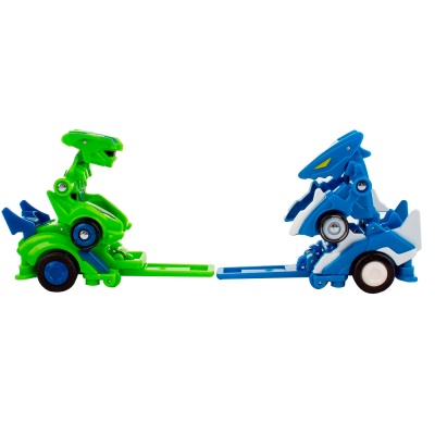 Набор Машинки трансформеры Cloud Dasher и Cobalt Dino Flip Changer KiddiePlay 106010 3