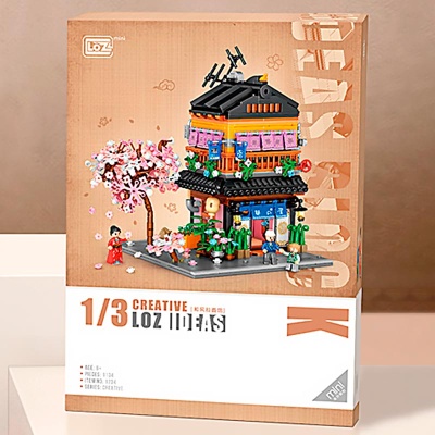 Конструктор Лапшичная 1134 деталей Loz 1234_MK 4