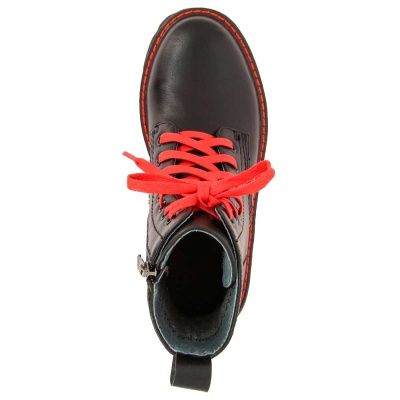 Ботинки демисезонные Kenka TQO_25-376_black-red 3