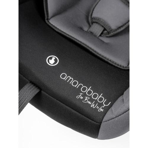 Автокресло детское Amarobaby Baby comfort серый фото 5