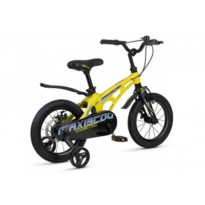 Велосипед детский Maxiscoo Cosmic Стандарт Плюс 14 MSC-C1441 жёлтый матовый 04