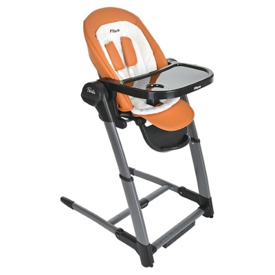 Стульчик для кормления 3 в 1 Pituso Triola SG116-BlackFrame/Orange чёрная рама оранжевый 01