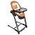 Стульчик для кормления 3 в 1 Pituso Triola SG116-BlackFrame/Orange чёрная рама оранжевый