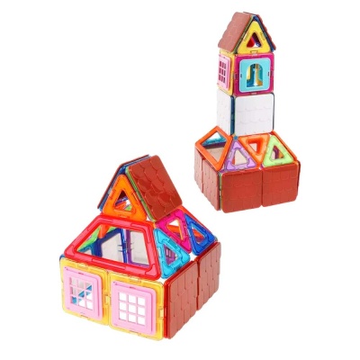 Магнитный конструктор Magnetic Sheet 50 деталей Наша Игрушка LT7003 2