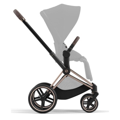 Коляска 2 в 1 Cybex Priam IV Rosegold Leaf Green