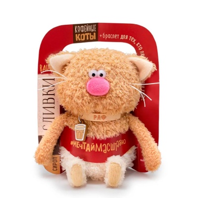 Мягкая игрушка Кофейный кот Раф Budi Basa CCat16-30 4