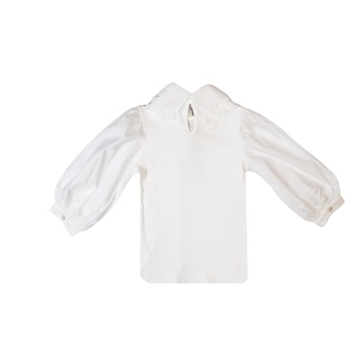 Блузка школьная Colabear 687211 молочный 03