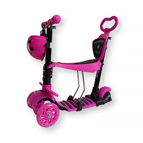 Самокат трёхколёсный 5 в 1 детский NRG Sport NRG-5 фото 4