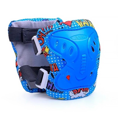 Комплект защиты для катания на роликах 00-3798 синий 2