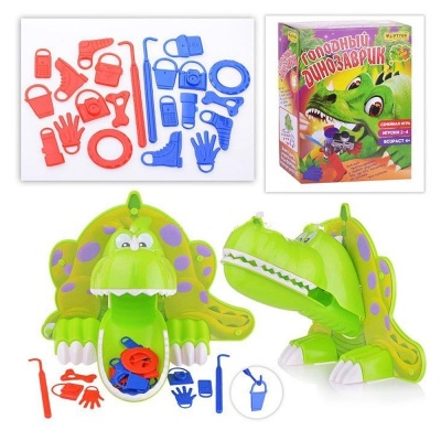 Настольная семейная игра Голодный динозаврик Фортуна Ф72943