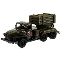 Металлическая машинка Урал-4320 Армия России Технопарк SB-15-35-M5(GR)-WB