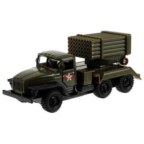Металлическая машинка Урал-4320 Армия России Технопарк SB-15-35-M5(GR)-WB