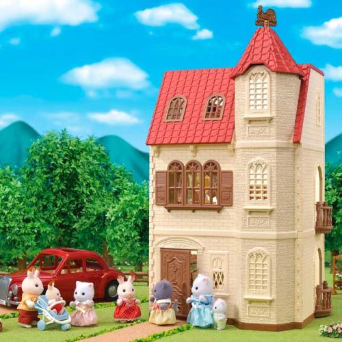 Набор Трехэтажный дом с флюгелем Sylvanian Families Epoch 5400 фото 2