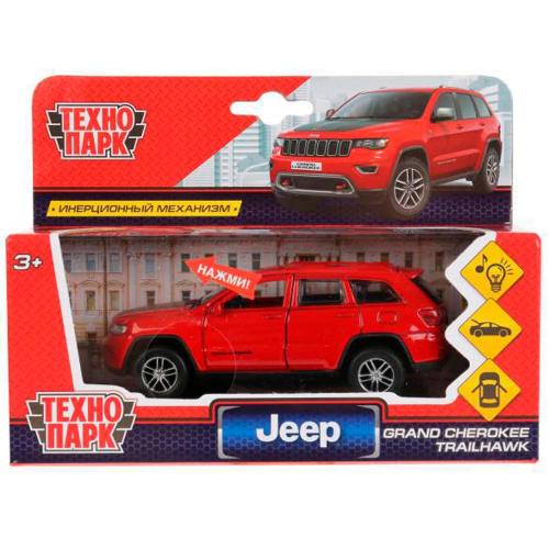Машина металлическая Jeep Grand Cherokee 12см Технопарк CHEROKEE-12SL-RD фото 3