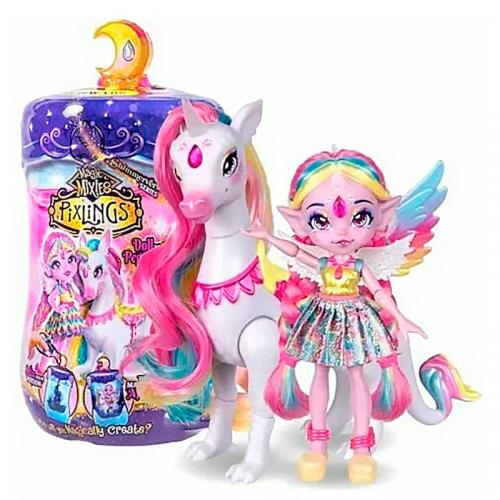 Кукла в колбе и Единорог Pixlings Doll And Unicorn My Magic Mixies Moose 30531 фото 2