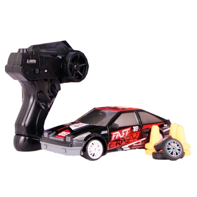 Машинка радиоуправляемая Легковая масштаб 1:24 Kid Rocks RC5277 черная 3